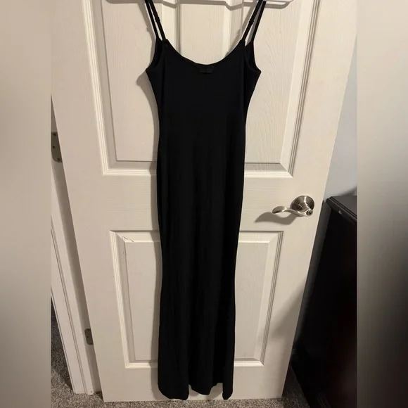 SKIMS SOFT LOUNGE PETITE LONG SLIP DRESS - Picture 9 of 12